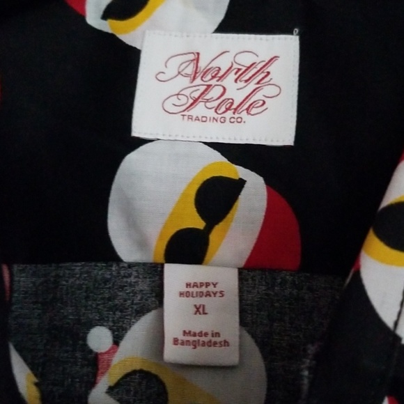 Men's Santa long sleeve shirt - Picture 3 of 5